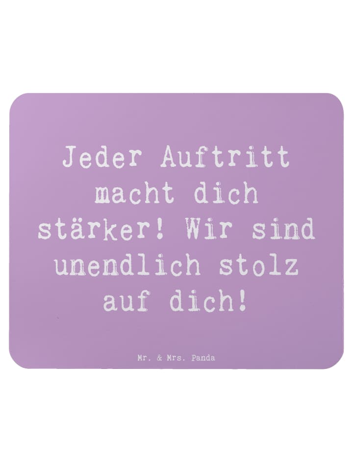 Mauspad Spruch Vokale musikalische Auftritte me... in Lavendeltraum