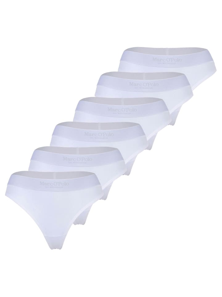 String 6er Pack in Weiß