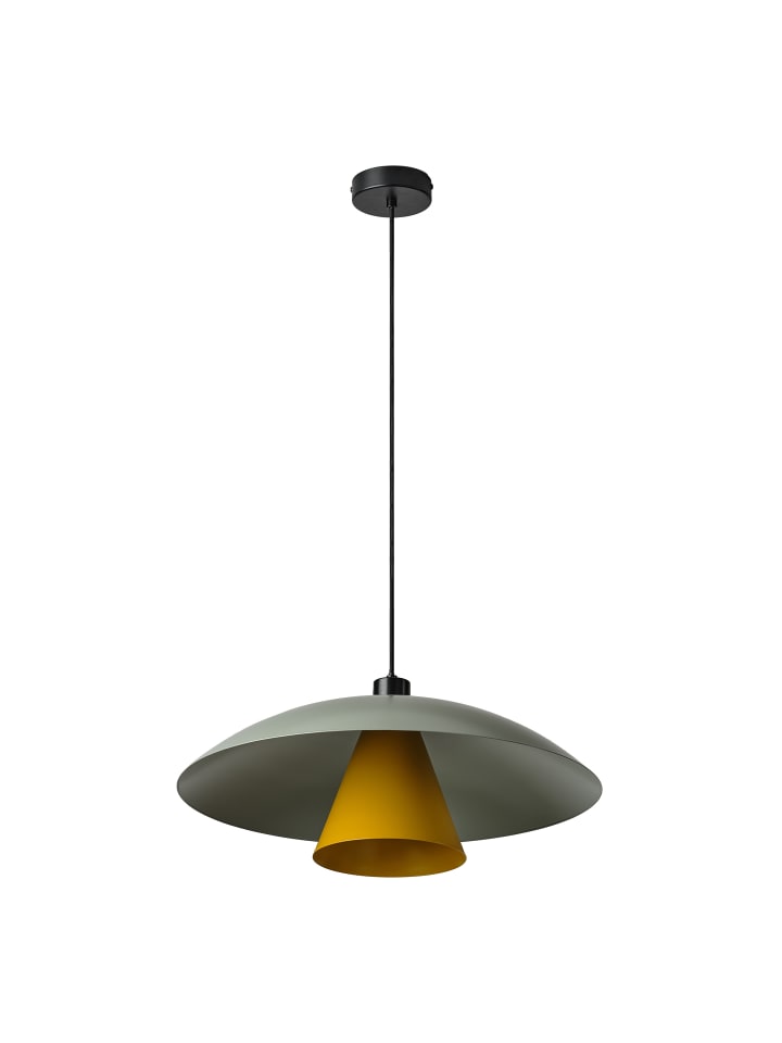 Decor Flying Mushroom Pendelleuchte E27 Grün/Gelb