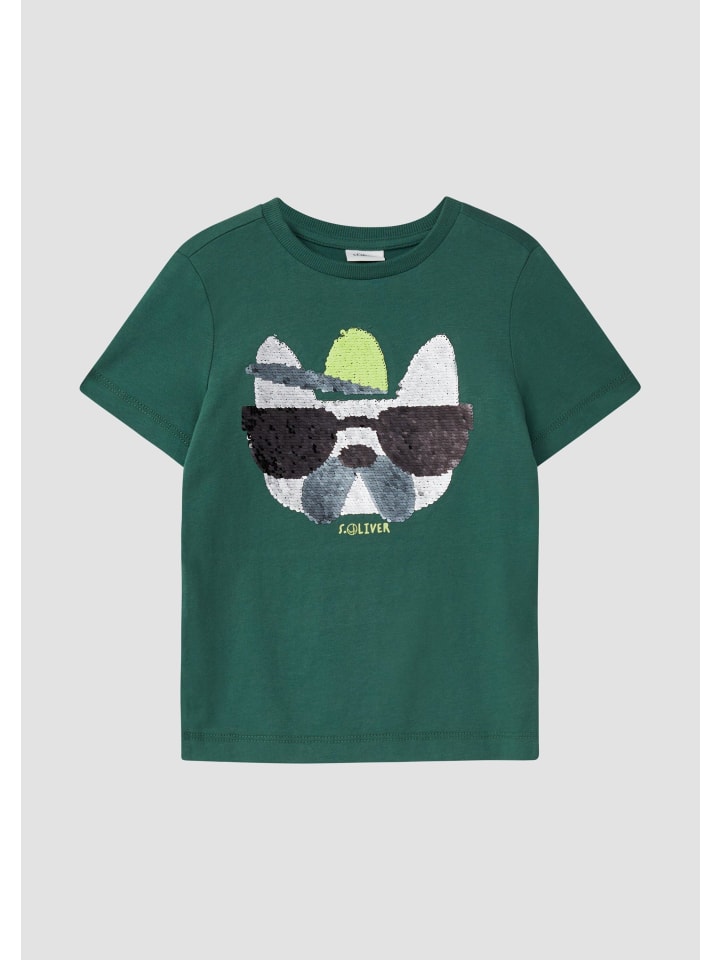 T-Shirt in 7948_tannengrün