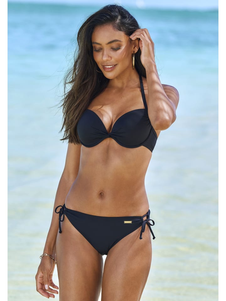Bikini-Hose in schwarz