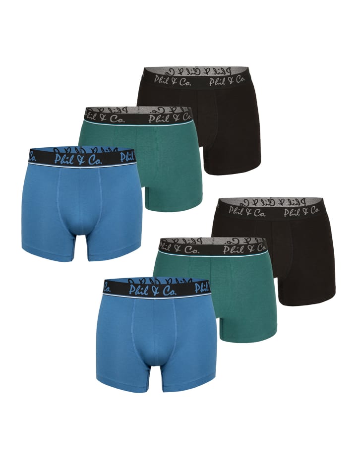 Retro Boxer Jersey Core in BlackGreenBlue