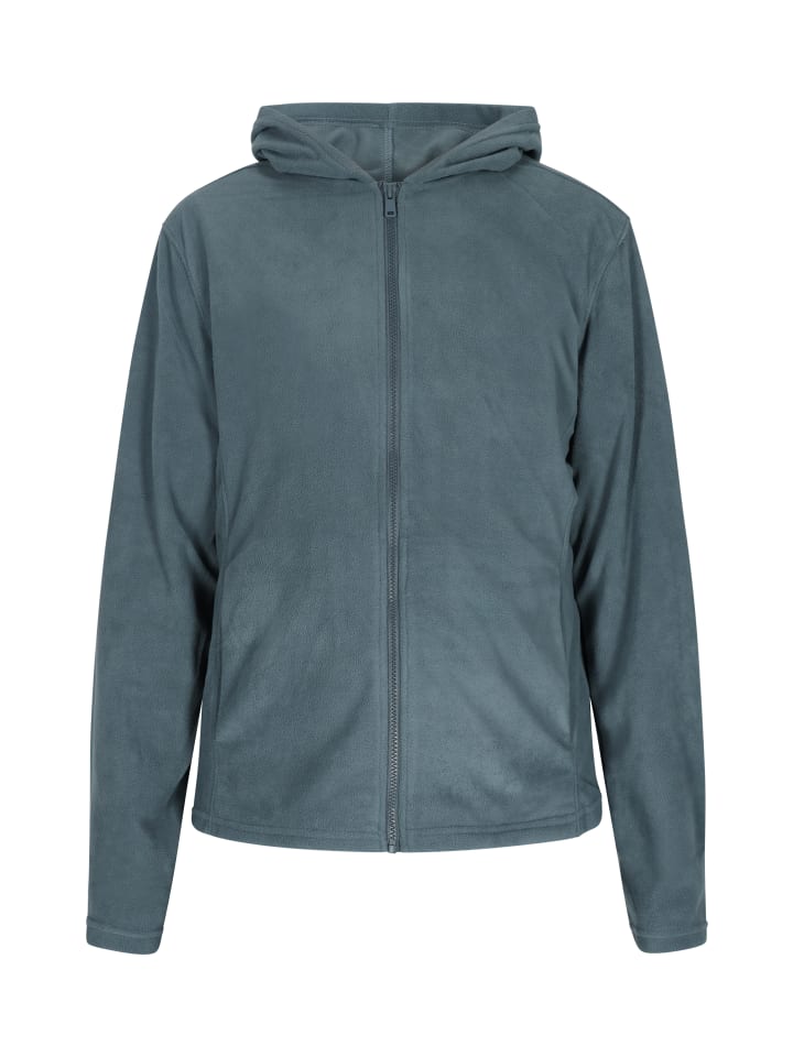 Men Fleece Jacket in Türkis Grau