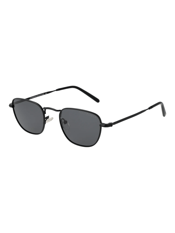 Unisex Sonnenbrille Rechtwinklig Schwarz