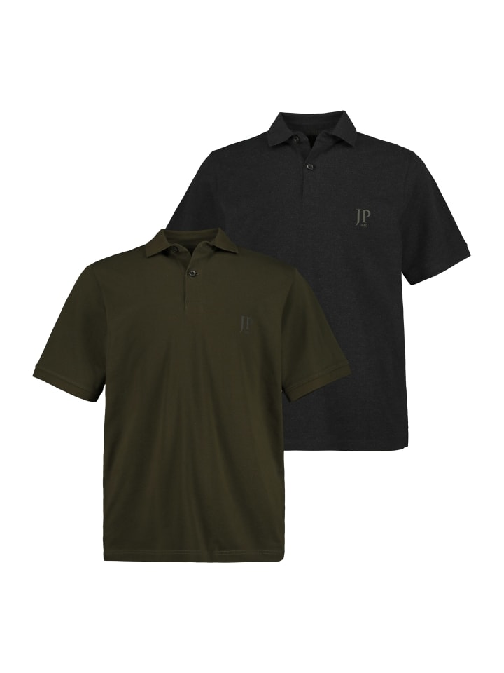 Poloshirt in dunkel khaki