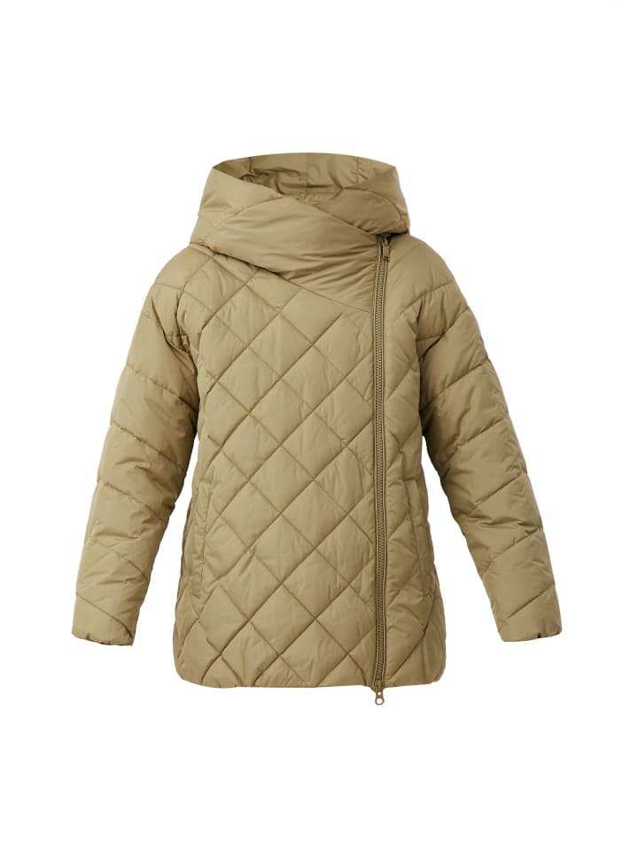 Steppjacke Cozy High Neck in olive-green