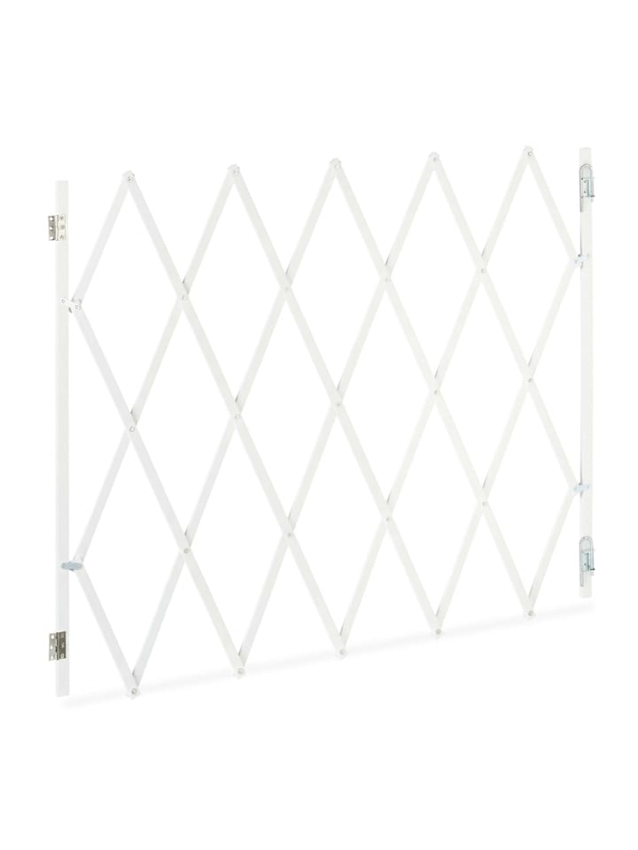 Hundeabsperrgitter in Weiß - (B)130 x (H)87,5 cm