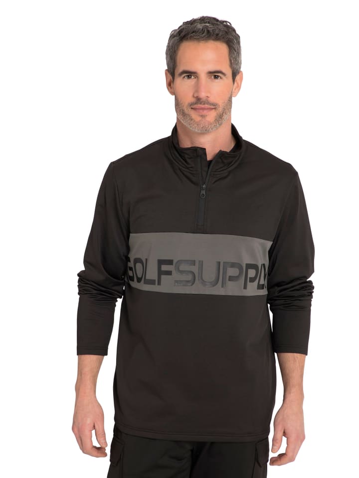 Sweatshirt in schwarz