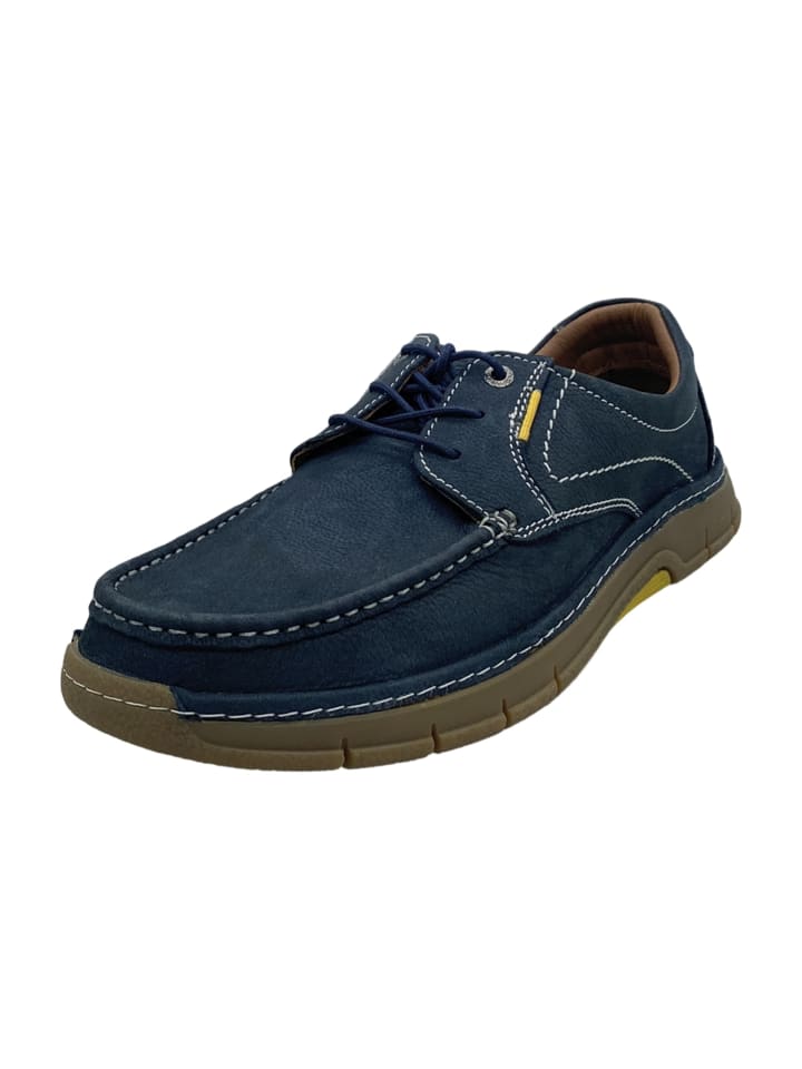 Mokassins Schnürschuhe in Blau