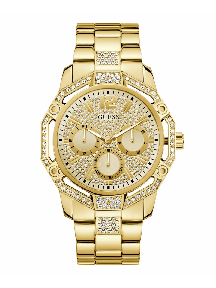 Quarzuhr für Herren in gold