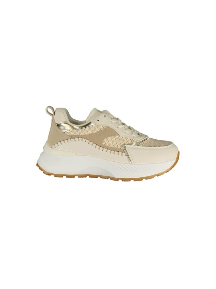 Beige Polyurethan Damen Sneaker