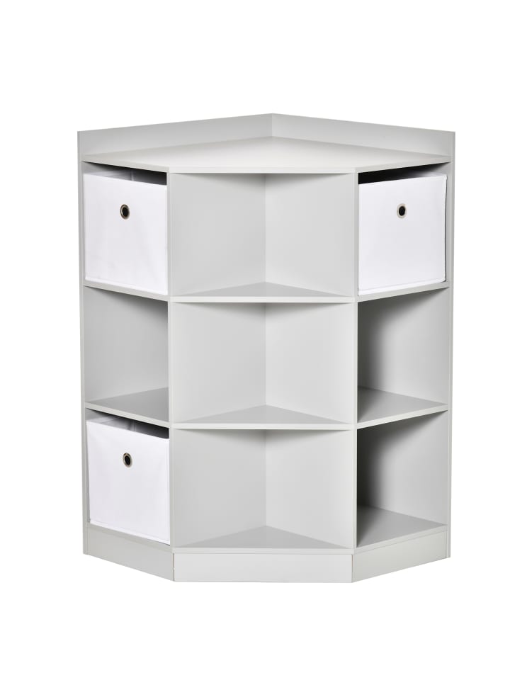 Kinderregal in Grau 57,4L x 57,4B x 94H cm