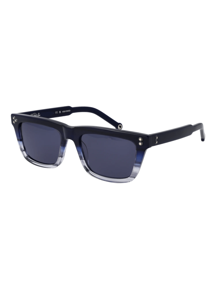 Männer Sonnenbrille Rechtwinklig Blau