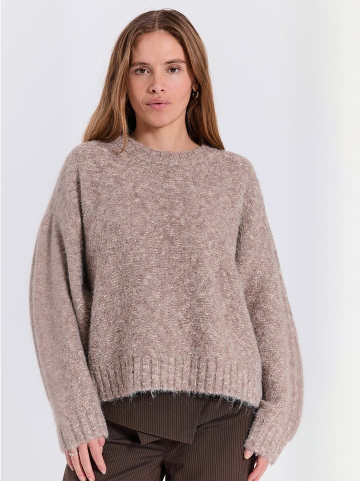 Pullover Lillen in Brown Melange