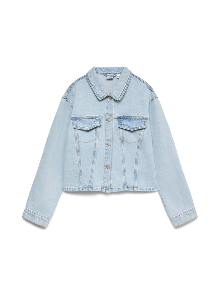 Jeansjacke in Light Blue Denim