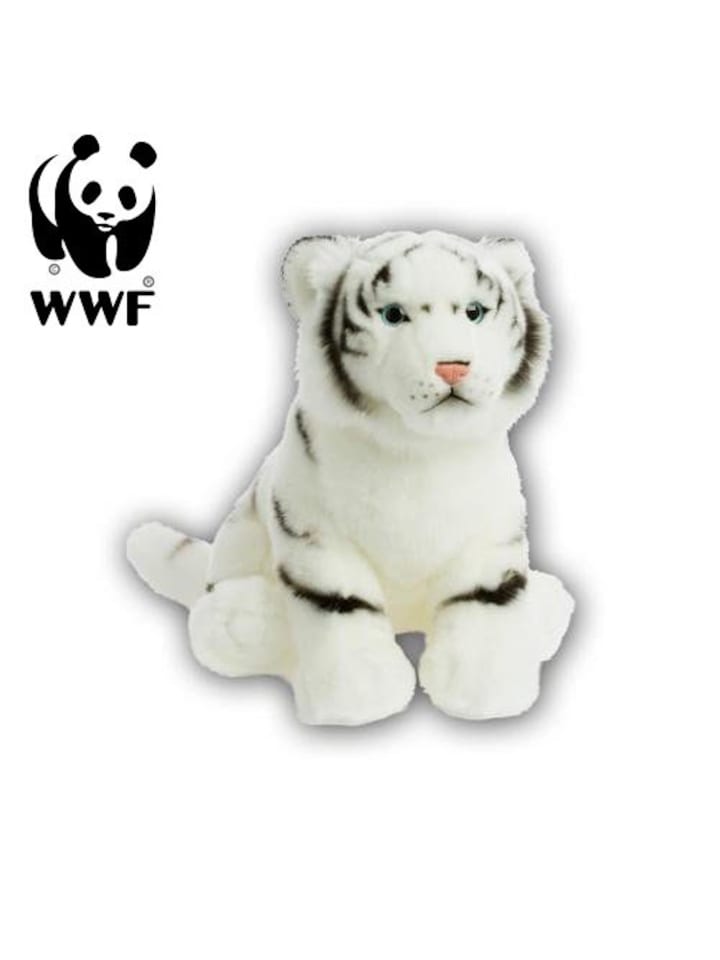Plüschtier - Weißer Tiger (30cm) in weiß