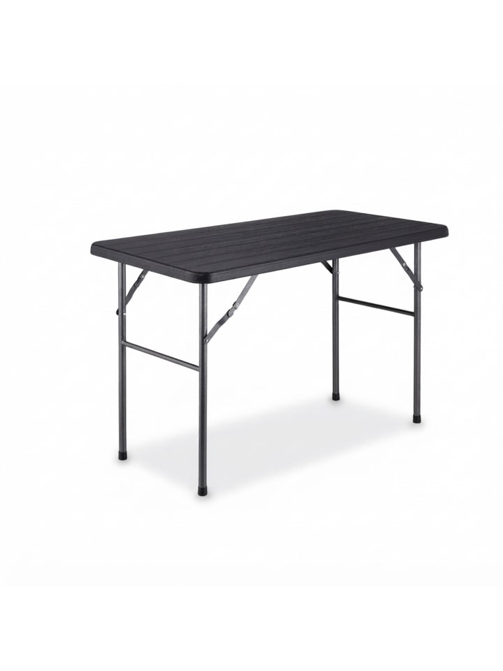 Gartentisch in Schwarz - (B)118 x (H)74 x (T)60 cm