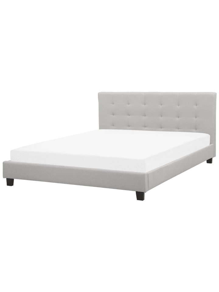2-tlg Doppelbett LA ROCHELLE in Grau