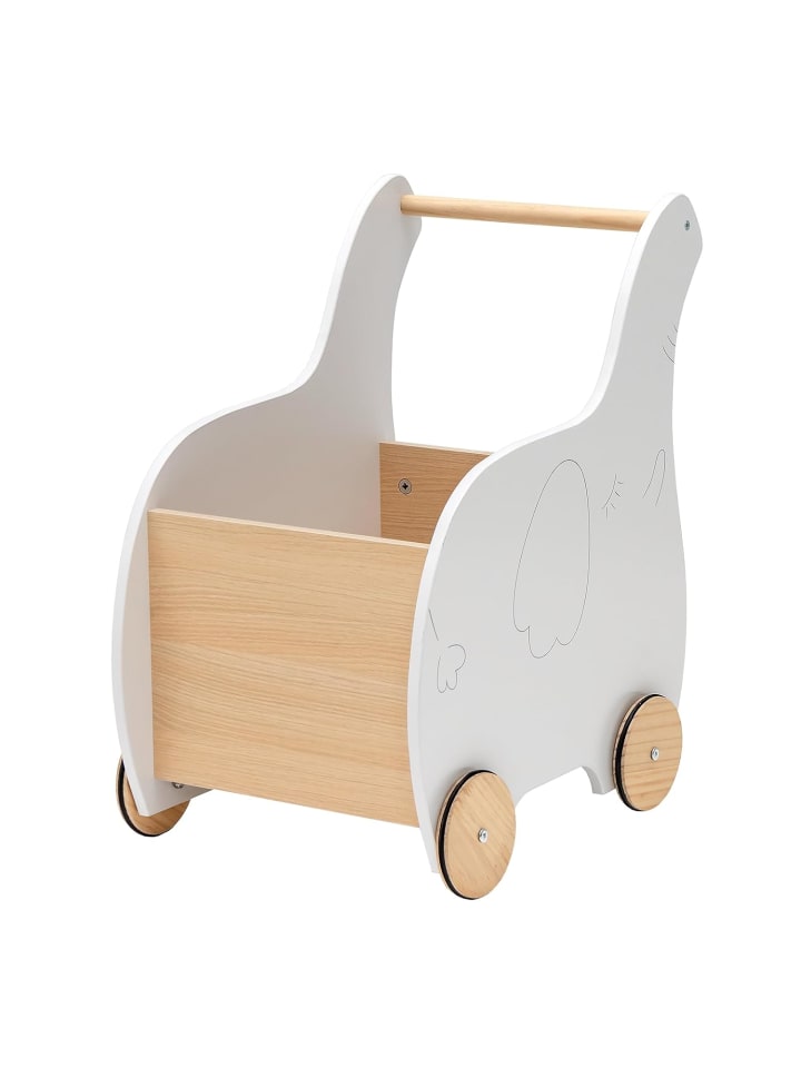 2 in 1 Lauflernwagen in Weiß