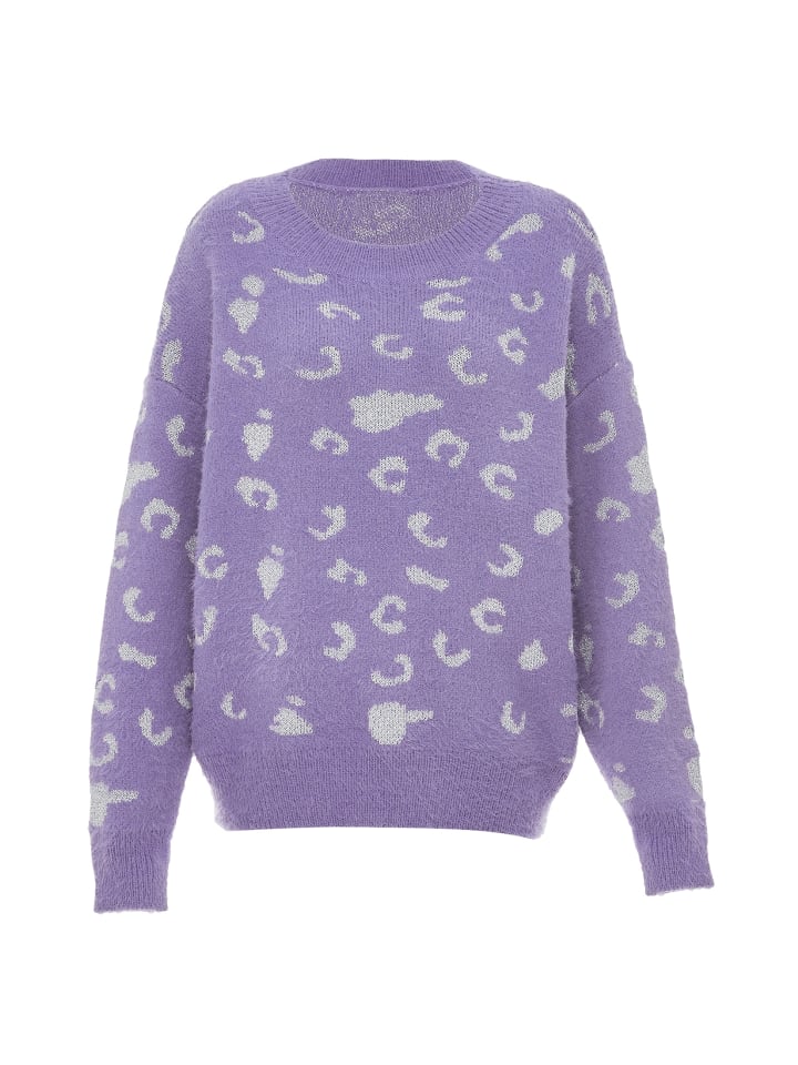 Damen Strickpullover in Flieder