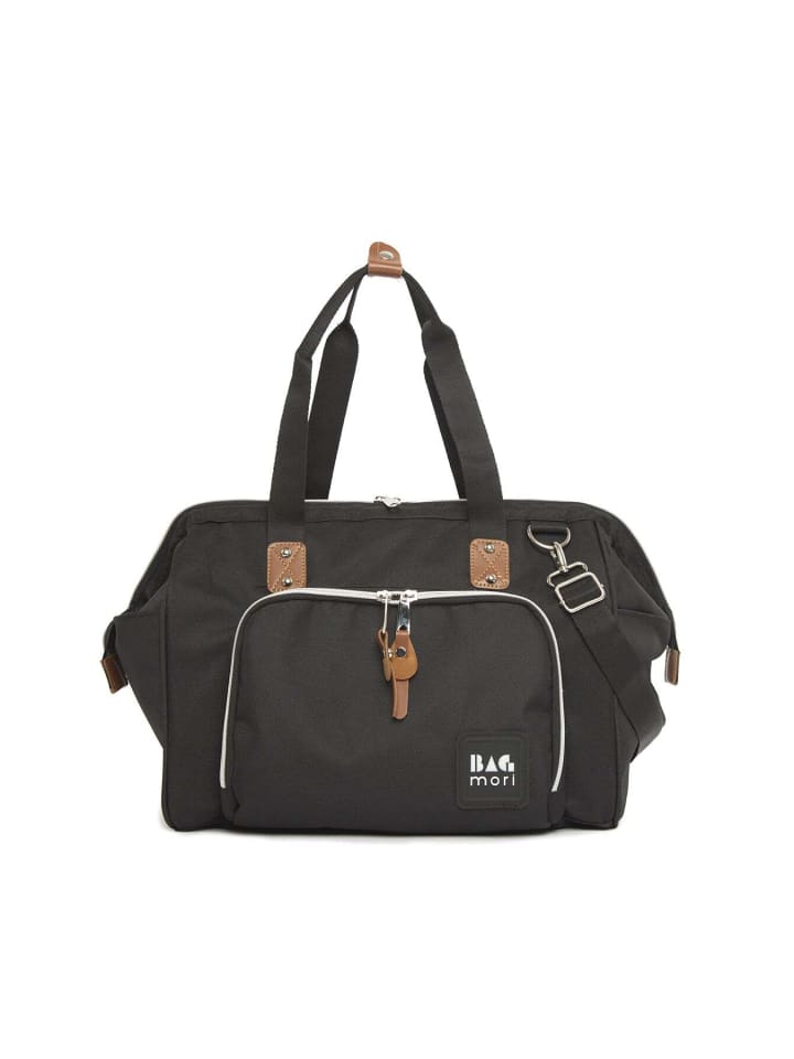 Wickeltasche - Schultertasche in Schwarz