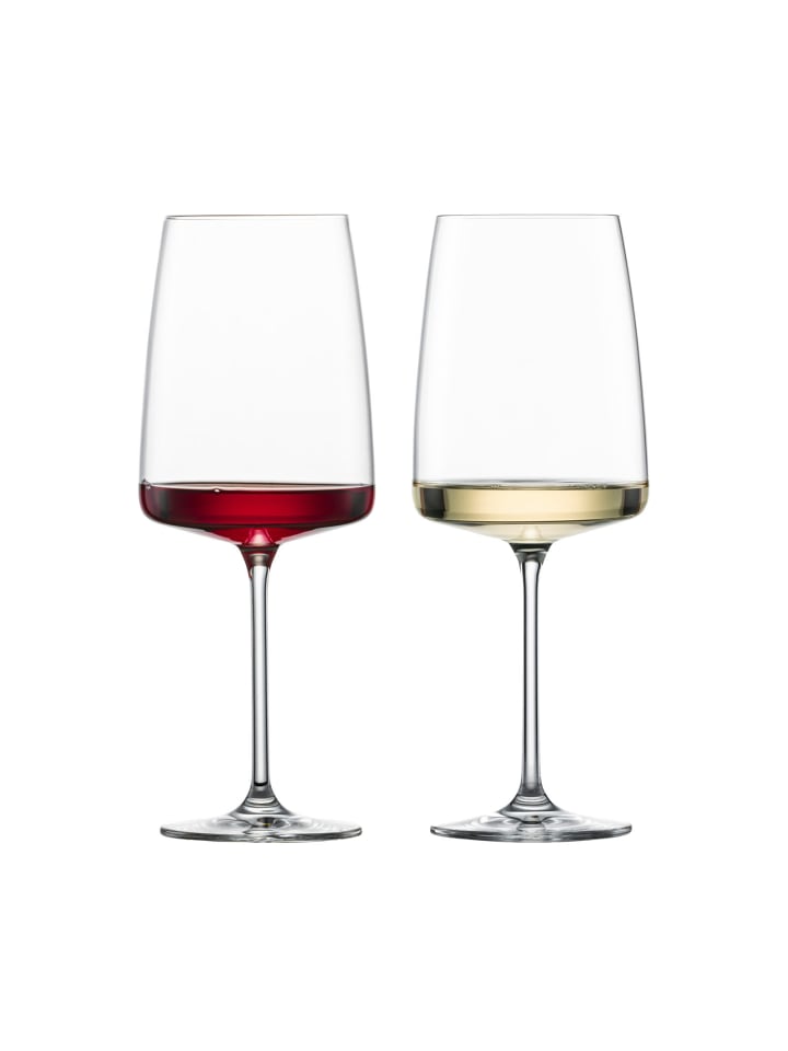 2er Set Weingläser Vivid Senses in Transparent 660 ml