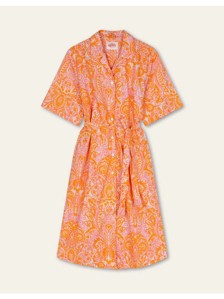 Date Kleid in Orange