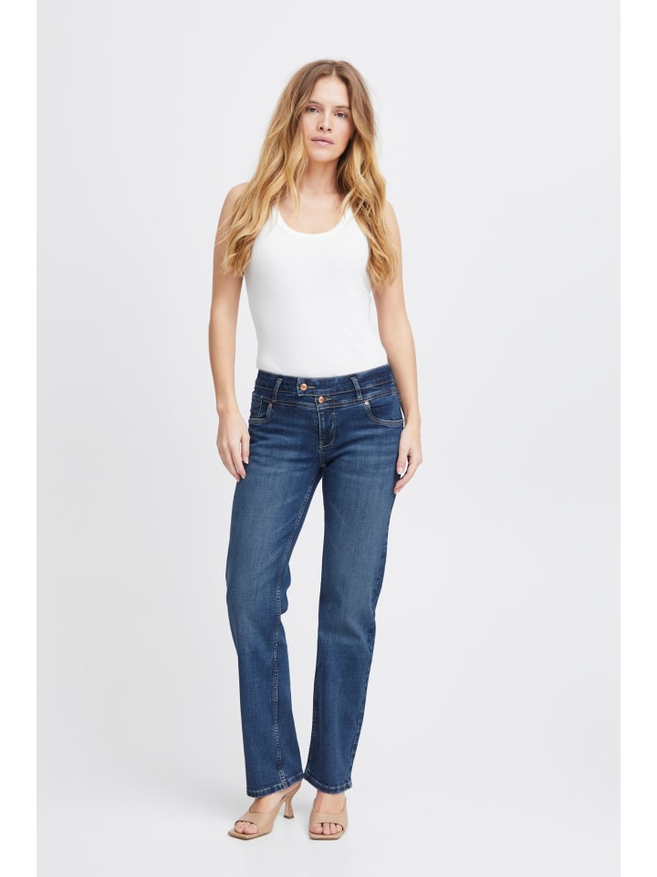 Jeans PZANETT Slim/ Regular fit in Medium Blue Denim