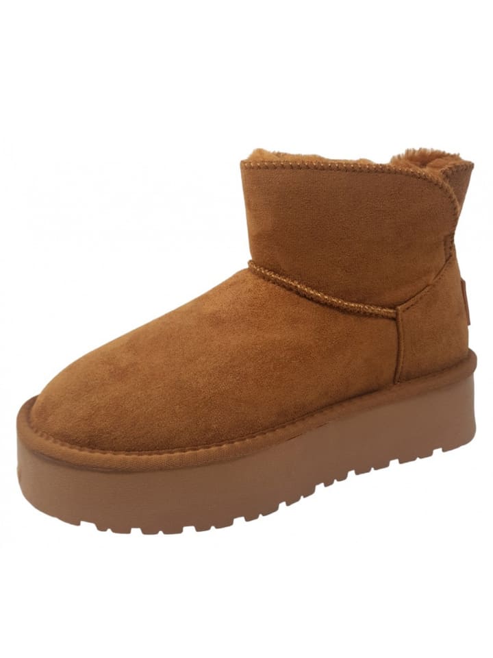 Kurzstiefel  in Beige