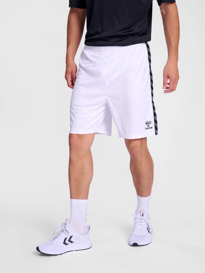 Verstellbare Taille Kurze Hose Hmlauthentic Herren in WHITE