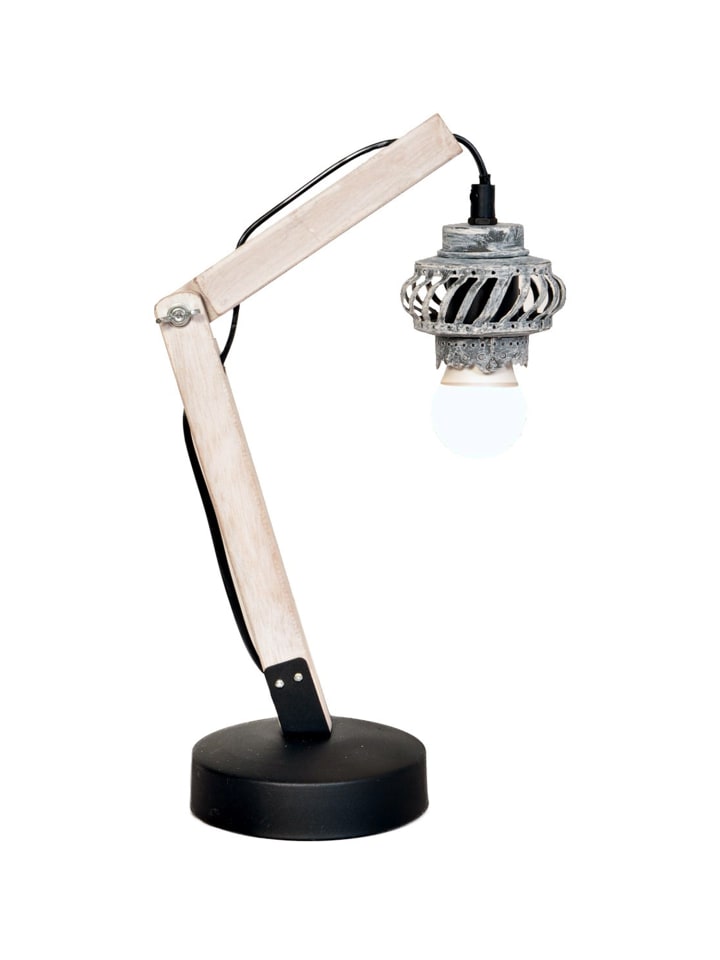 Tischlampe Rossa V in grau
