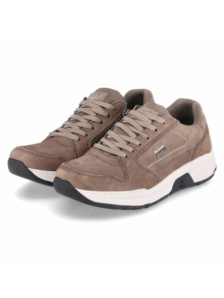 Schnürhalbschuh in taupe