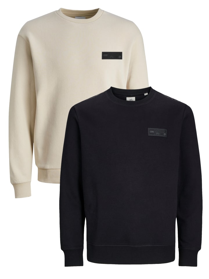 Sweatshirt - POPS SWEAT CREW NECK Pullover in POPS 2er Pack 10