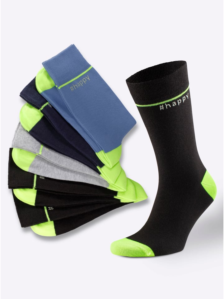 Socken in farbig-sortiert