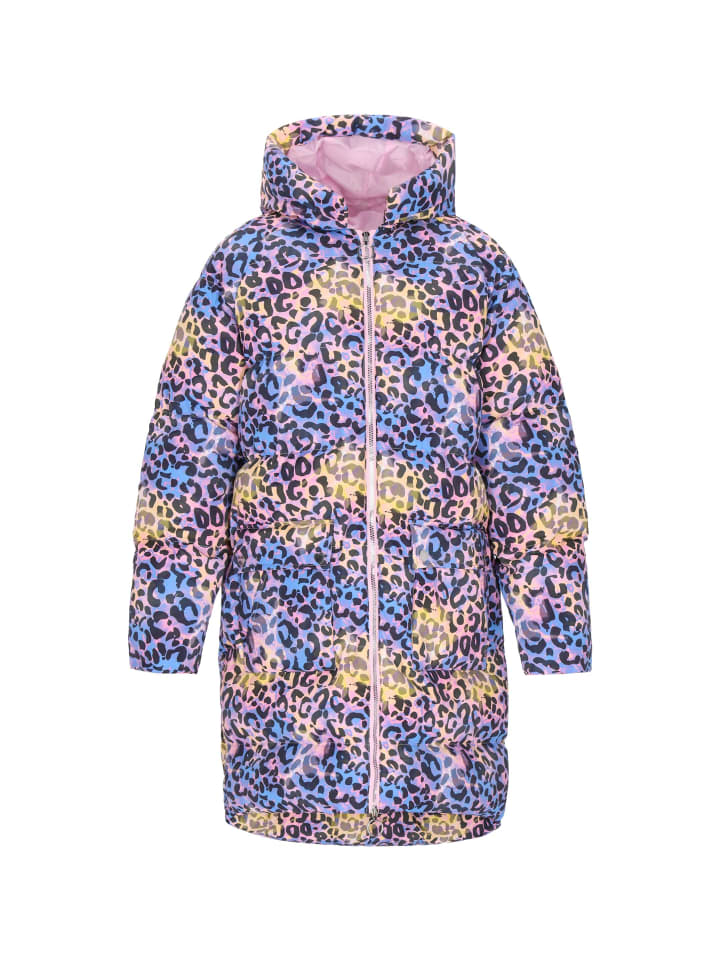 Women Coat in BLUE MULTICOLOR