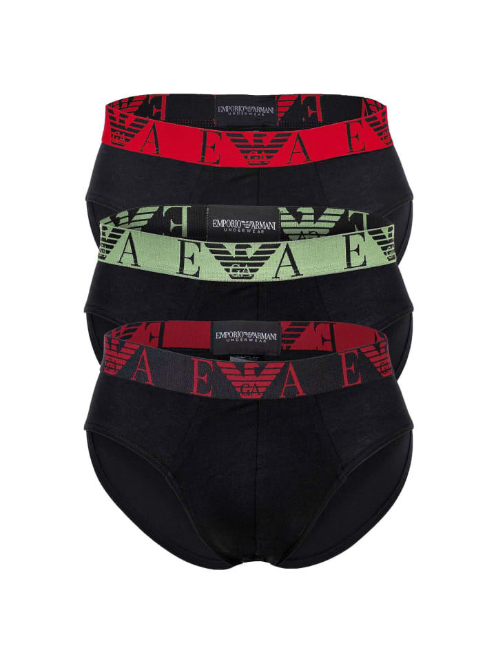 Slip 3er Pack in Schwarz