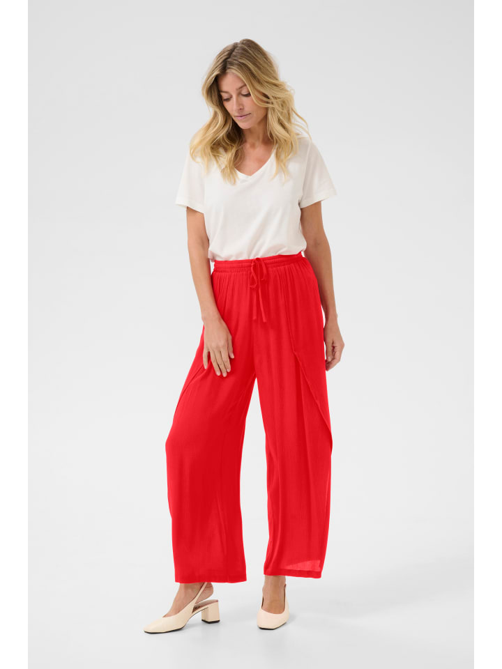 Hose CRALLIE Loose fit in Flame Scarlet