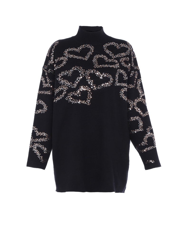 Damen Strickpullover in SCHWARZ