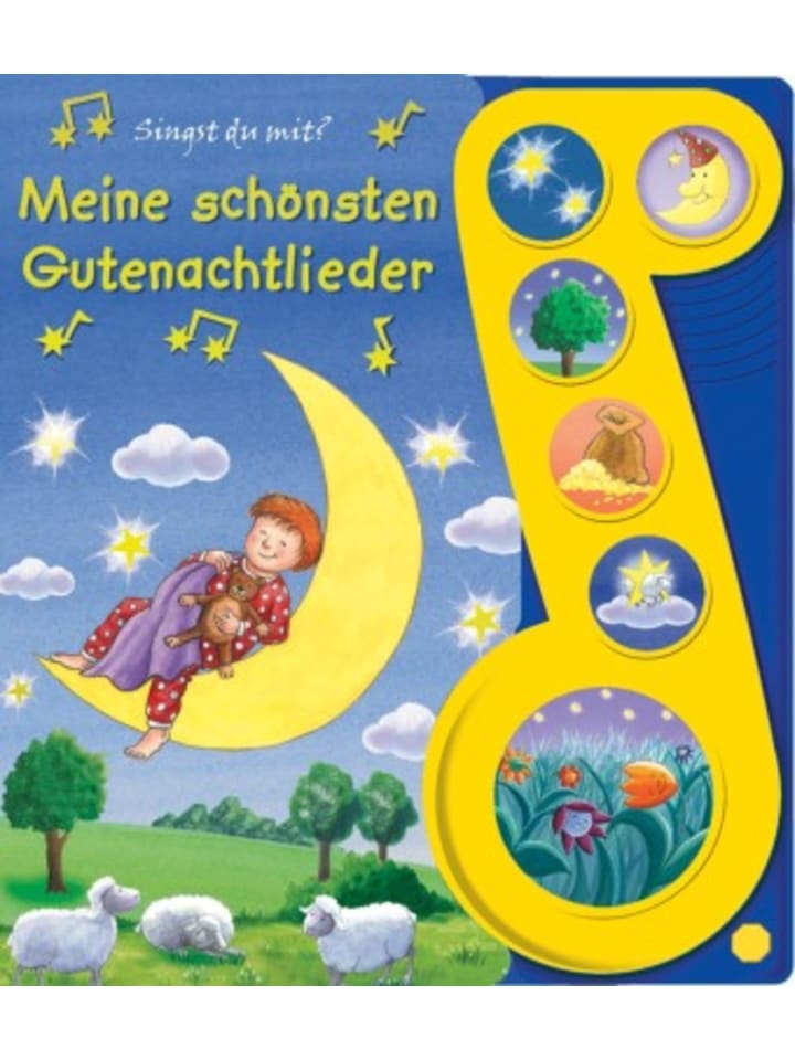 Buch - Meine schönsten Gutenachtlieder - Liederbuch mit Sound - Pappbilder