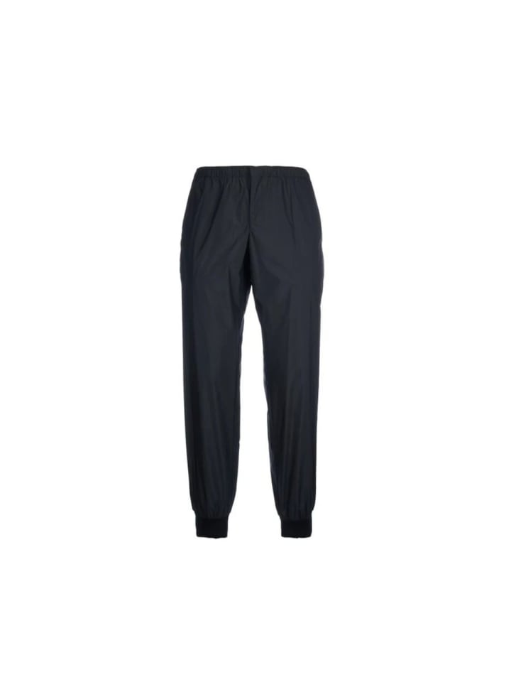 Schwarz Nylon Jogginghose (Workout Hose)