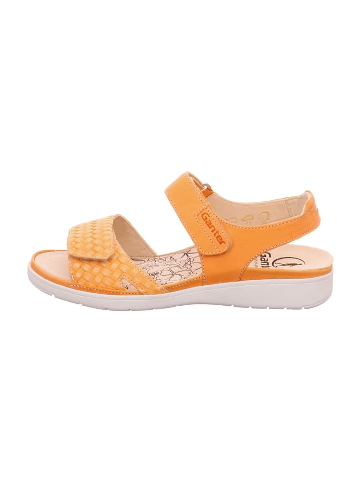 Komfort Sandalen in Orange