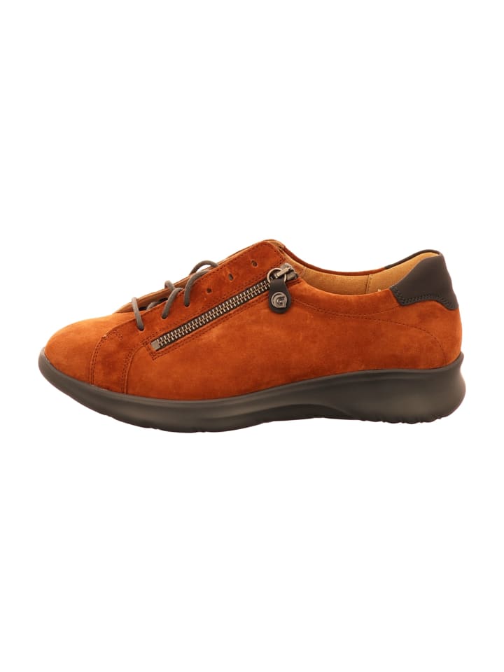 Komfort Schnürschuhe in Braun