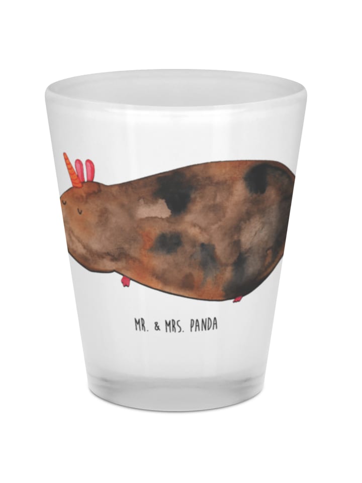 Schnapsglas Einhorn Meerschweinchen ohne Spruch in Transparent