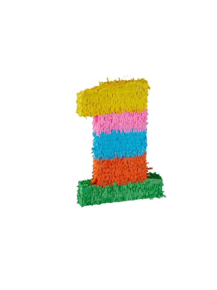 Pinata Zahl 1 in Bunt