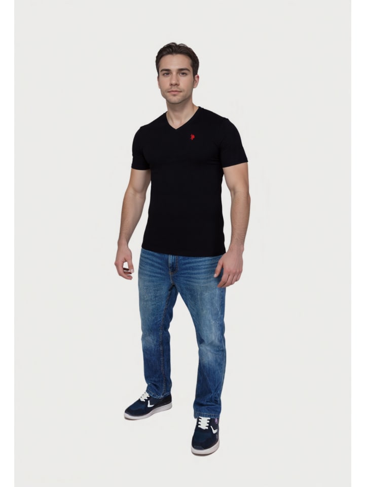 T-Shirt in schwarz