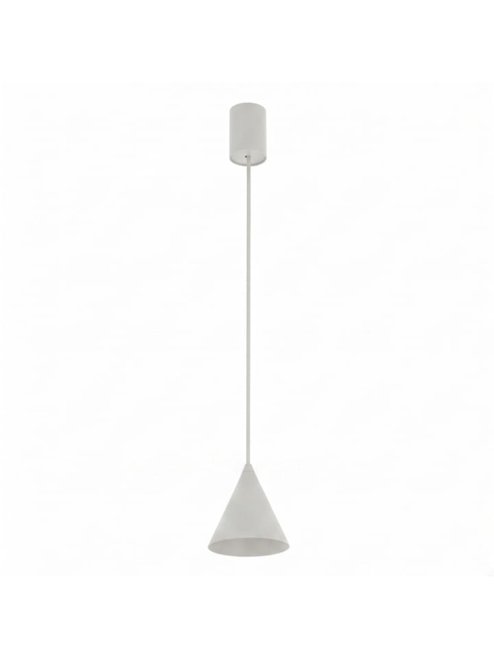 Pendelleuchte Ø 11 x (T)130 cm in Seidengrau