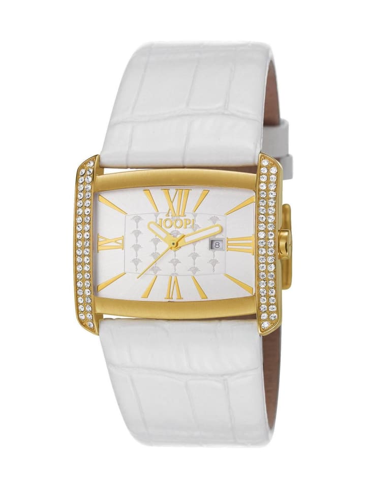 Joop Quarzuhr in Gold/Weiß