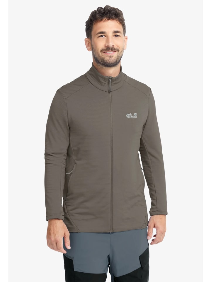 Fleecejacke in braun