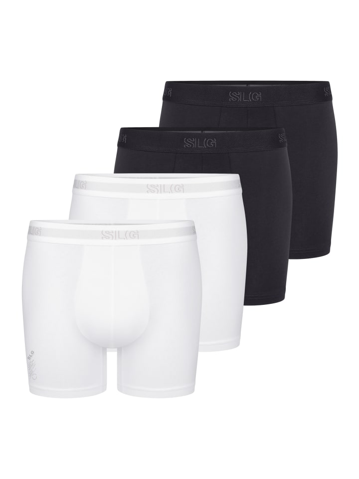 Long Short / Pant SLG Base in Schwarz / weiß