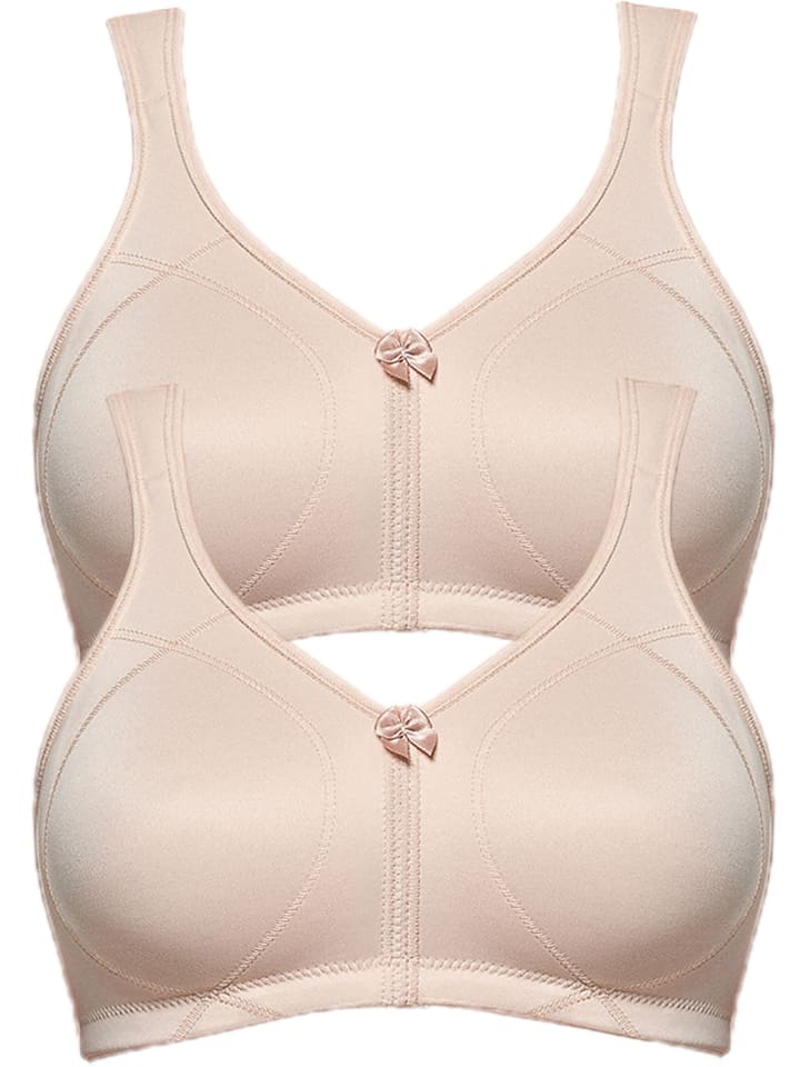 2er Pack Entlastungs BH Topsy Plus in cappuccino cappuccino